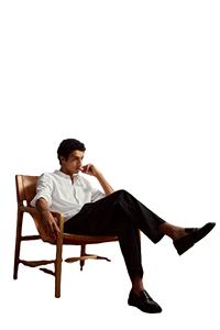 Chemises à col manches longues texturées en mélange de lin et de coton à coupe régulière de qualité supérieure personnalisées de marque pour hommes - Product Image 4