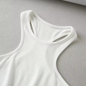 Logo personnalisé femmes sport débardeurs sans manches entraînement T-Shirt vêtements de sport Fitness gilet vêtements de sport en gros pour les femmes - Product Image 4