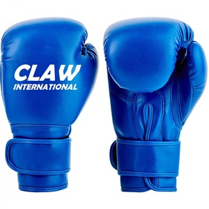 Guantes de boxeo de cuero hecho a mano entrenamiento profesional con cordones 8oz 16oz guantes de cuero genuino personalizados - Product Image 4