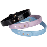 Collier de bondage SM en cuir PU avec nœud papillon et cloche métallique pour cosplay fétiche adulte