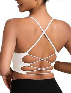 La mejor calidad Fitness Sport Bra Pakistan Made Nuevo diseño Gym Wear Transpirable Sports Women Bra - Product Image 5