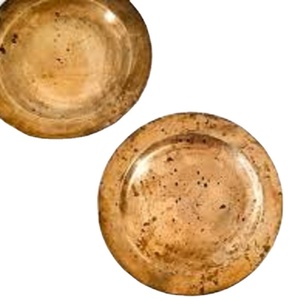 Elegante Plato de Presentación de Metal, Plato de Cena de Acero Inoxidable, Plato de Presentación para Bodas, Vajilla para Hoteles y Restaurantes - Product Image 1