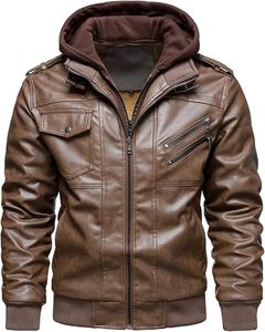 Vente en gros de veste en cuir véritable à la mode pour hommes veste en cuir à fermeture éclair la plus demandée dans toutes les couleurs - Product Image 1