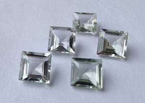 Wholesale Lavira IGI Certified Brazilian Natural <b>Green</b> Amethyst Square Asscher Cut Loose Gemstones Calibrated Crystal <b>Jewellery</b> - Product Image 3