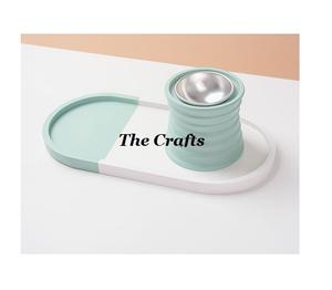 Mabkhara de Diseño Más Reciente con Caja para Oud y Bandeja, Madera y Metal con Caligrafía, para Uso en el Hogar con Fragancias - Product Image 2