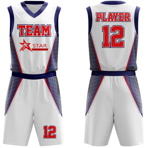 Maillot de basket-ball universitaire sublimé personnalisé de haute qualité uniformes de Laker personnalisés en gros maillots vierges de conception respirante - Product Image 3
