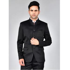 ชุดสูทผู้ชายสีดำคุณภาพพรีเมียมแบบ 2 ชิ้น สำหรับงานเลี้ยงองค์กรและงานแต่งงาน มีจำหน่ายในราคาส่งออกจากอินเดีย - Product Image 1