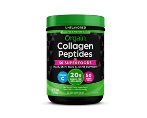Orgain Hydrolyzed <b>Collagen</b> <b>Powder</b> + 50 Organic Superfoods For Women & Men Hair, Skin, Nail, & Joint Support Supplement, 1lb - Product Image 1
