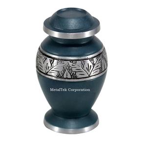 Pequeñas urnas de cremación de recuerdo verde de aluminio para cenizas Color personalizado Venta al por mayor Suministros funerarios Mini urnas decorativas Frascos - Product Image 5