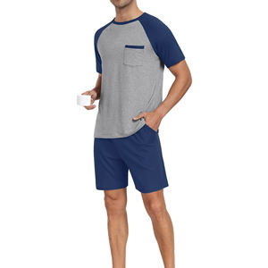 Ensemble de survêtement d'été OEM à séchage rapide pour homme – T-shirt et short en coton respirant personnalisés - Product Image 5