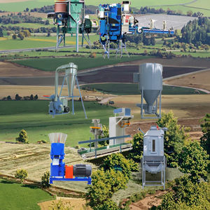 Nueva Línea de Producción de Pellets de Alimento para Granjas Hebei <span class=keywords><strong>Taobo</strong></span>, Totalmente Automática y de Alta Eficiencia, con Producción de 1-4 Toneladas/Hora y 2 Años de Garantía - Product Image 1