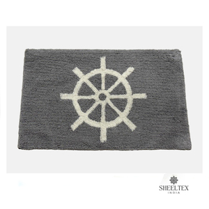 Vente en gros de tapis de bain en coton de luxe de qualité authentique tapis de bain antidérapant tapis de bain absorbant au prix du marché - Product Image 5