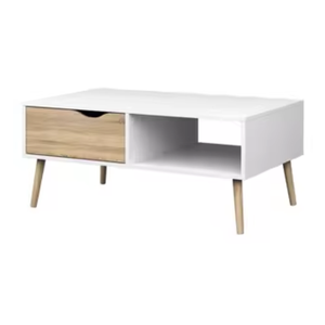 Mesa de centro de madera maciza minimalista moderna para sala de estar hecha a mano en Indonesia, precio al por mayor, muebles para el hogar - Product Image 5