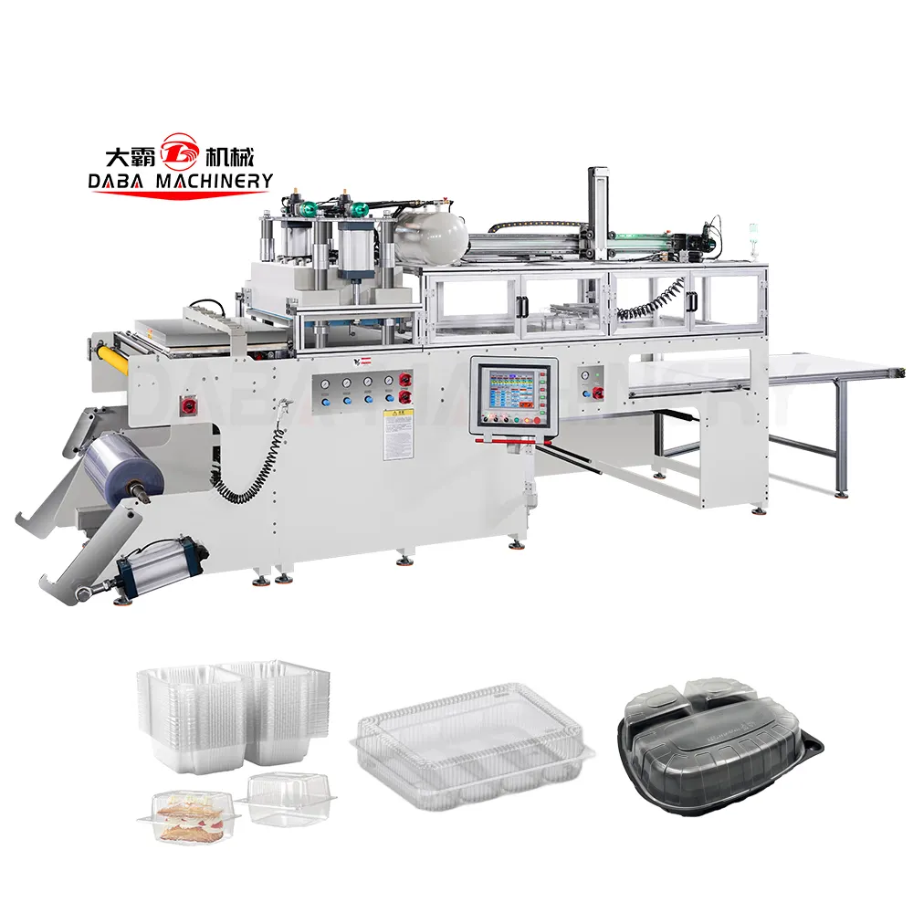 Machine de fabrication de récipients de stockage alimentaire en plastique DB-70/95 maquinaria para producir