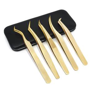 Pince à épiler d'extension de cils en acier inoxydable de capacité personnalisée de haute qualité - Product Image 1