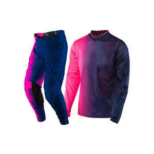 Ensemble de course de motos personnalisé OEM, tenue durable et respirante en deux parties pour les courses automobiles ou les événements de sport automobile - Product Image 5