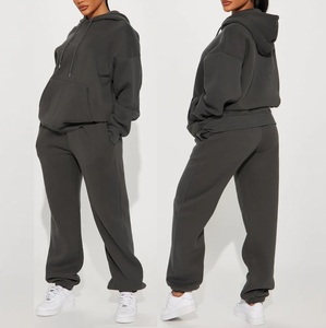 Nuevo Conjunto de 2 Piezas para Mujer, Sudadera con Capucha y Pantalones, Chándal de Forro Polar para Invierno, Sudadera con Capucha, Oferta - Product Image 6