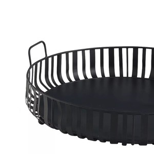 Best Sale Handcrafted <b>Round</b> Aluminium <b>Tray</b> Used for Serving Kitchen Storage Display Products in Bulk Price - Product Image 2