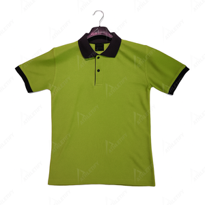 100% algodón peinado de calidad superior para hombre, camiseta de Polo de manga corta, camiseta de Golf lisa, bordado personalizado, suministro ODM - Product Image 5