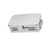 KAHLU ORTHOPEDIC Boîte de Stérilisation et de Rangement en Acier Inoxydable pour Instruments Chirurgicaux Vétérinaires Orthopédiques, Couleur Personnalisable pour Chevaux