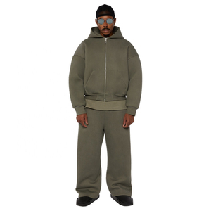 Jogger Sweatsuits Custom Sweatsuits, Tracksuits for Men Windbreaker Tracksuits, Men Sweatpants <b>Trouser</b> Men Stacked Tracksuit - Product Image 1