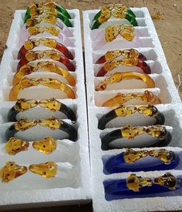 Designer Glass <b>Bangles</b> Wholesale Special All Occassion Innovative Hand Made Glass Art <b>Bangles</b> - Product Image 3