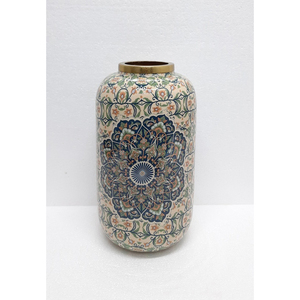 <b>Unique</b> Design Metal Flower <b>Vase</b> Decal Enamel Finished for Home and Hotels Tabletop Decor Handmade Customized Bulk - Product Image 6