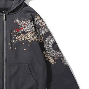 Sweats à capuche brodés élégants pour hommes, vente chaude, respirants, confortables, de haute qualité, faciles à laver, sweats à capuche brodés avec des couleurs personnalisées - Product Image 2