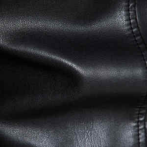 Chaqueta de moto de cuero PU de alta calidad estilo informal de invierno con cuello levantado impermeable y resistente al viento - Product Image 6