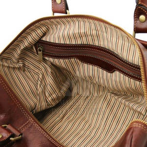 Bolsas de Viaje de Cuero de Diseño Personalizado al por Mayor, Bolsas de Viaje de Cuero de la Mejor Calidad en Color Sólido - Product Image 6