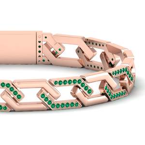 สร้อยข้อมืออัญมณีสีทอง14K ที่ได้รับการรับรองจากเพชรโมอิสซาไนต์สร้อยข้อมืออัญมณีสีมรกต1.5กะรัตที่ทันสมัย - Product Image 4