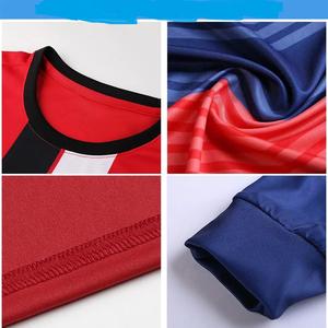 Camiseta de fútbol unisex personalizada con protector Camisetas de fútbol de manga larga personalizadas con logotipo de equipo de número de nombre - Product Image 5