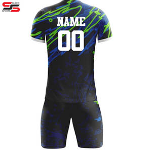 Unisex Quick Dry Custom Soccer Jersey Set Automated Cutting <b>Training</b> <b>Football</b> Kit and Uniforms sports wear - Product Image 2