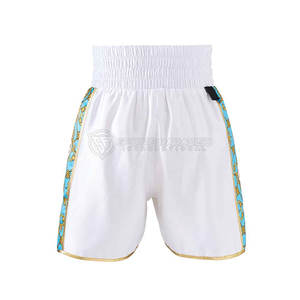 Diseñe sus propios pantalones cortos de boxeo Pantalones cortos de boxeo transpirables de secado rápido para hombres Pantalones cortos de boxeo más vendidos - Product Image 3