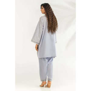 Conjunto Coordinado IPST-77139, Pantalones de Algodón Chifón con Bordado Cambric, Corte Ajustado, Talla Única (XXL/XL/Grande), para Primavera/Verano - Product Image 5