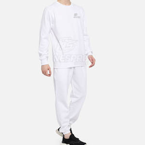 Ensemble de survêtement décontracté pour homme, qualité supérieure, best-seller, 100% coton, couleur unie, confortable, en vente - Product Image 2