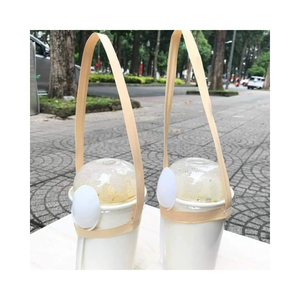 Porte-gobelet en bambou fait à la main robuste et élégant idéal pour les tasses à thé et à café - Product Image 1