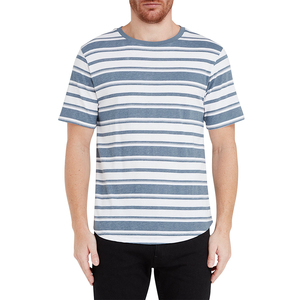 เสื้อแฟชั่นสำหรับผู้ชายเสื้อยืดโลโก้ที่กำหนดเองเสื้อยืดพิมพ์ลายว่างเปล่าเสื้อยืดผู้ชายคุณภาพสูง - Product Image 1