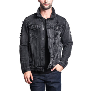 แจ็กเก็ตยีนส์แฟนซีสำหรับเด็กผู้ชายเสื้อแจ็กเก็ตผ้าเดนิมแฟนซีใส่สบาย/ยั่งยืนแฟชั่นกลางแจ้งสไตล์สร้อย - Product Image 5