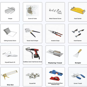 Système <span class=keywords><strong>de</strong></span> cloisons sèches ignifuges et acoustiques en plâtre et gypse <span class=keywords><strong>avec</strong></span> surface en papier pour cloisons <span class=keywords><strong>de</strong></span> bureaux et murs <span class=keywords><strong>de</strong></span> bâtiments commerciaux - Product Image 1