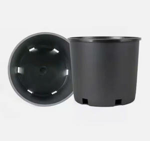 Pot de 1 à 25 gallons pour serre bon marché Pépinière de jardin Récipient en plastique noir Jardinière Pot de fleurs - Product Image 4