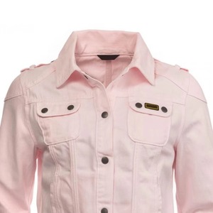 Chaqueta vaquera forrada de piel para mujer 2025 con rasgaduras desgastadas y encaje de cristal perfecto para ropa de otoño e invierno - Product Image 4