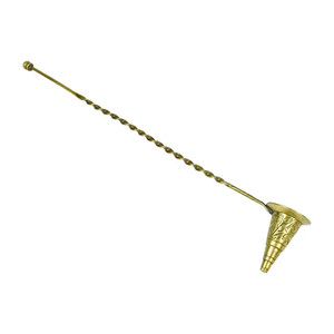 Apagavelas Metálico Ecológico Hecho a Mano, Color Personalizado, Acabado Dorado, Fabricado en India, Decoración Navideña para el Hogar, Más Vendido - Product Image 2