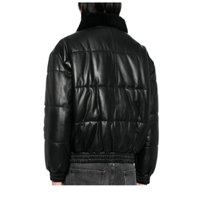 Chaqueta de Invierno Original de Piel de Oveja para Hombre, Cuello Alto, Logotipo Frontal, Ecológica, Servicio OEM, Alta Calidad, Personalizable y Elegante - Product Image 2