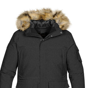 Vestes parka d'hiver chaudes pour hommes en vente en ligne, couleur unie, à capuche, décontractées, épaisses, chaudes, streetwear - Product Image 5