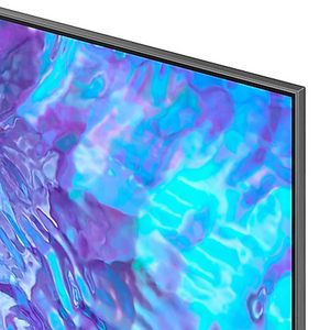 55-Inch QLED Smart LED <b>TV</b> 4K HDR with 120Hz Refresh Rate Wi-Fi <b>USB</b> Interface Black Cabinet - Product Image 1