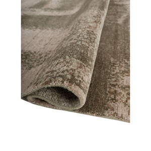 Alfombra Entropy Green de Lana y Seda de Bambú Anudada a Mano, 10mm, Rectangular, Abstracta, para el Hogar, Pasillo, Sala de Estar, Técnicas Hechas a Mano - Product Image 2