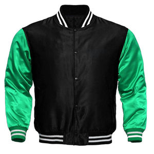 Ropa informal, chaqueta de satén para hombre superventas 2025, nueva ropa de calle, estilo personalizado, Logo, chaqueta de satén para hombre a la venta - Product Image 3