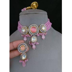 Conjunto de gargantilla de piedra brillante de primera calidad, collar de moda con pendientes, diamantes americanos, mujeres y niñas para compromiso de boda - Product Image 1