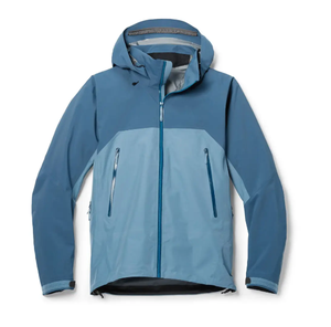 แจ็กเก็ตสกีกันลมสำหรับผู้ชายเสื้อแจ็กเก็ตสกีดีไซน์ใหม่กันน้ำสีตัดกันออกแบบได้ตามต้องการ - Product Image 1